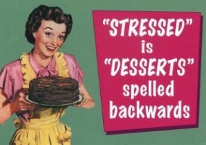 Stressed = Dessetrs